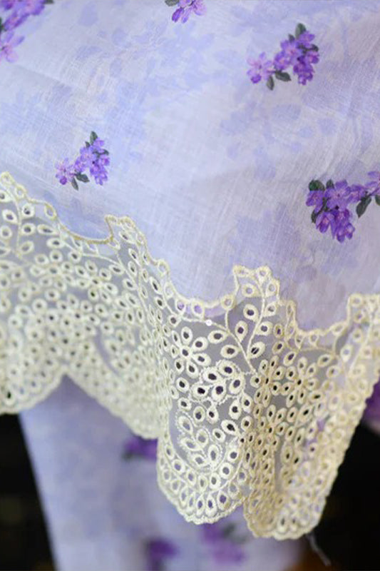 Mahveen—2 piece printed & embroidered set