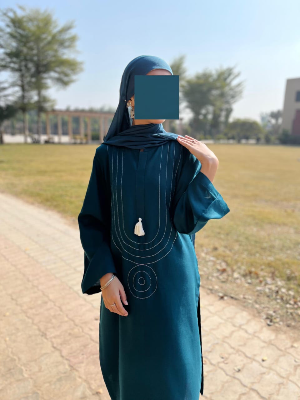 Talash-Teal Blue Set