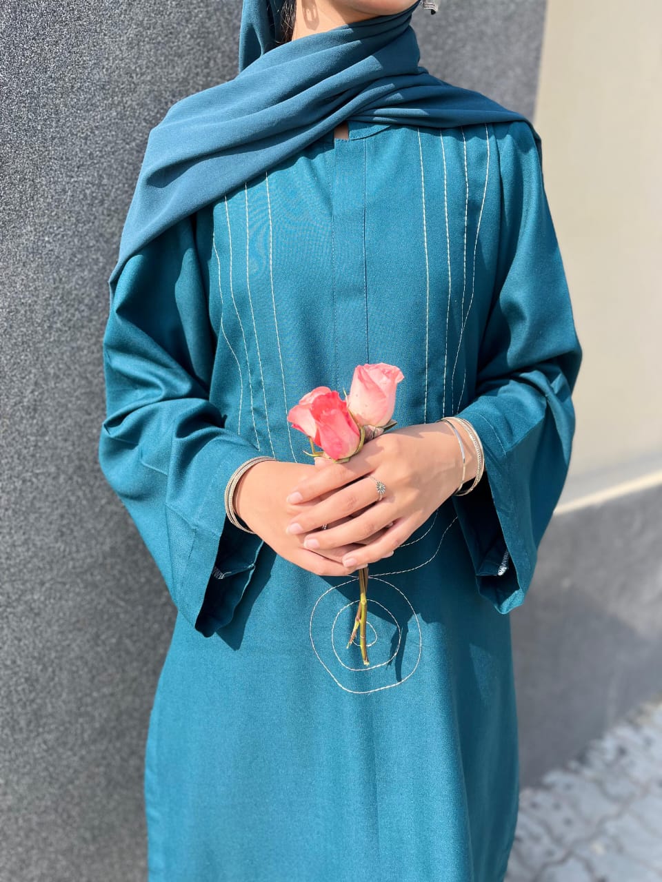 Talash-Teal Blue Set